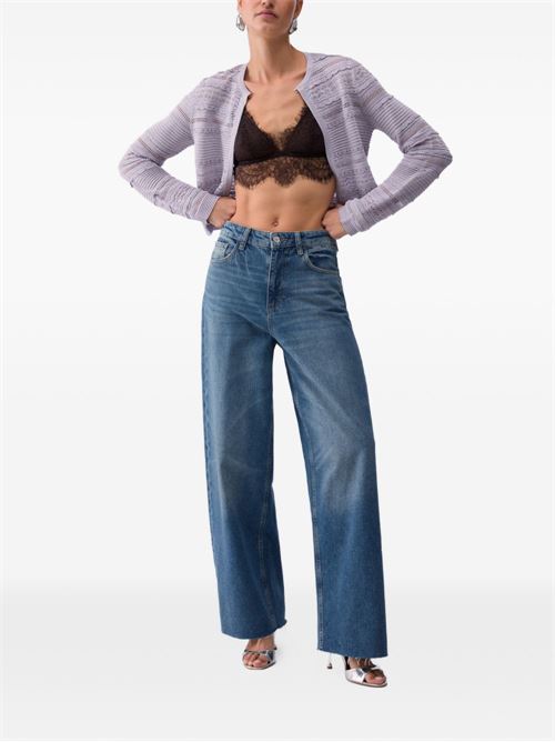 Cardigan donna Liu Jo lurex lilla LIU-JO | CA6237MA06SA4388