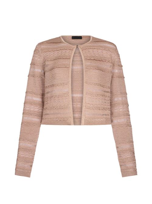 Cardigan donna Liu Jo lurex bronzo LIU-JO | CA6237MA06SA4389