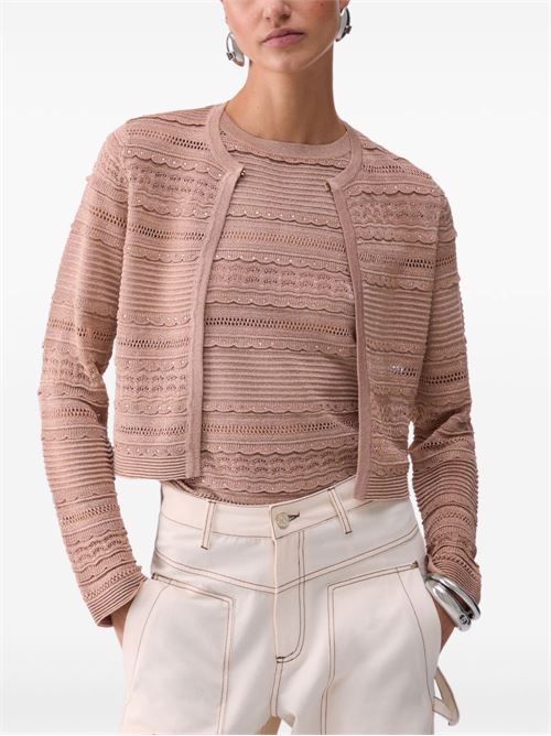 Cardigan donna Liu Jo lurex bronzo LIU-JO | CA6237MA06SA4389