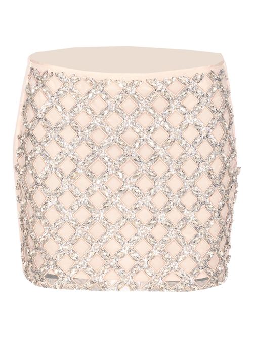 Minigonna donna con ricamo gioielli LIU-JO | PA6010T2527X0753