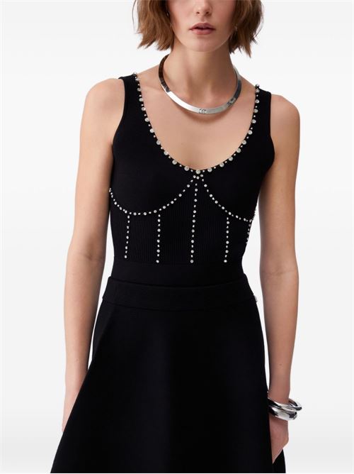 Top donna Liu Jo nero smanicato elegante LIU-JO | PA6016MS99EC3912
