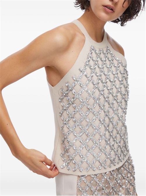 Top donna con ricami gioiello LIU-JO | PA6048MS99EX0753