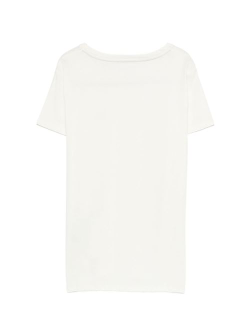 T-shirt donna bianca con logo LIU-JO | TA6056JS923P9192