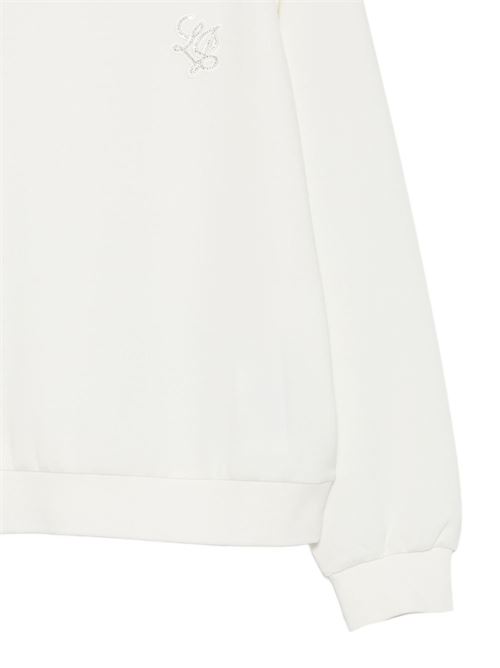 Felpa donna Liu Jo girocollo basic bianca LIU-JO | TA6078JS86910105