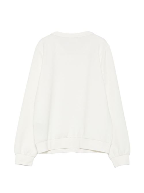 Felpa donna Liu Jo girocollo basic bianca LIU-JO | TA6078JS86910105