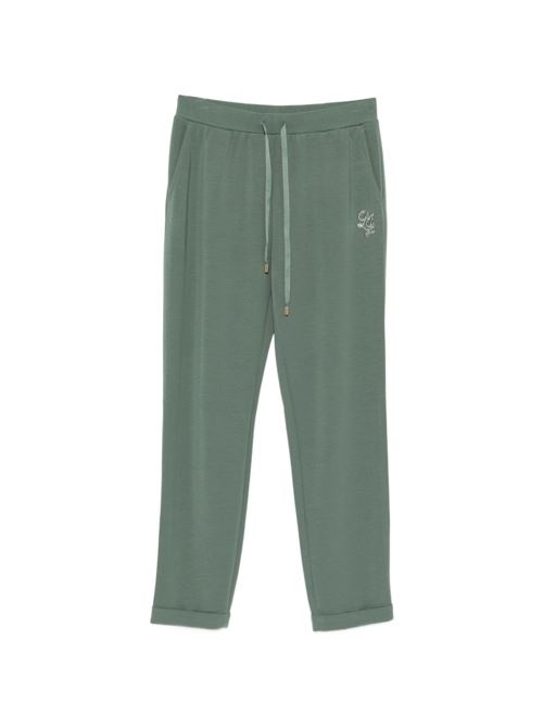 Pantalone donna di felpa salvia LIU-JO | TA6081JS86976009