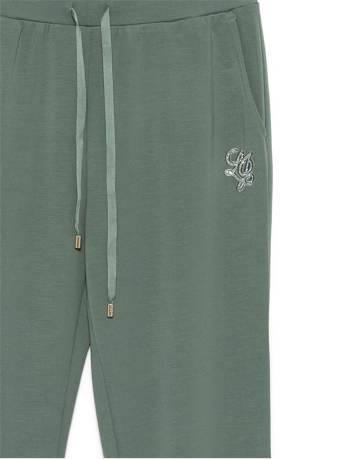 Pantalone donna di felpa salvia LIU-JO | TA6081JS86976009