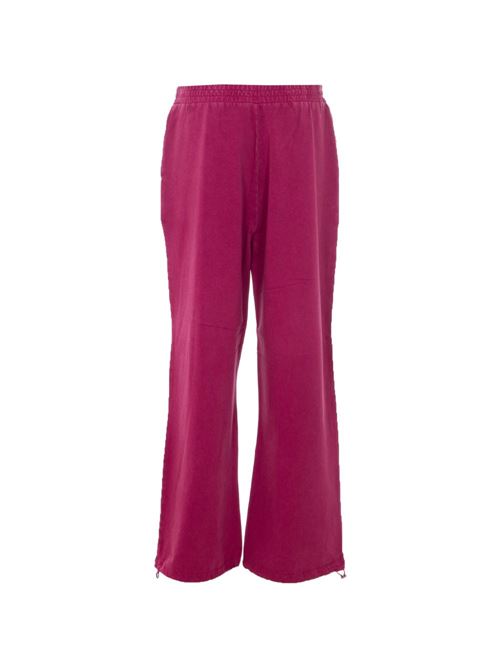 Pantalone donna di felpa con decorazione in cristalli LIU-JO | TA6102JS008L9031