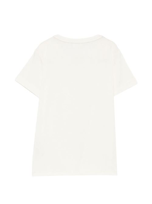 T-shirt donna Liu Jo panna con strass Swarovski all over LIU-JO | TA6157JS923M9223
