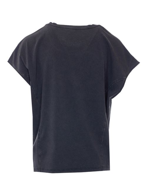 T-shirt donna girocollo antracite LIU-JO | TA6168JS923S9149