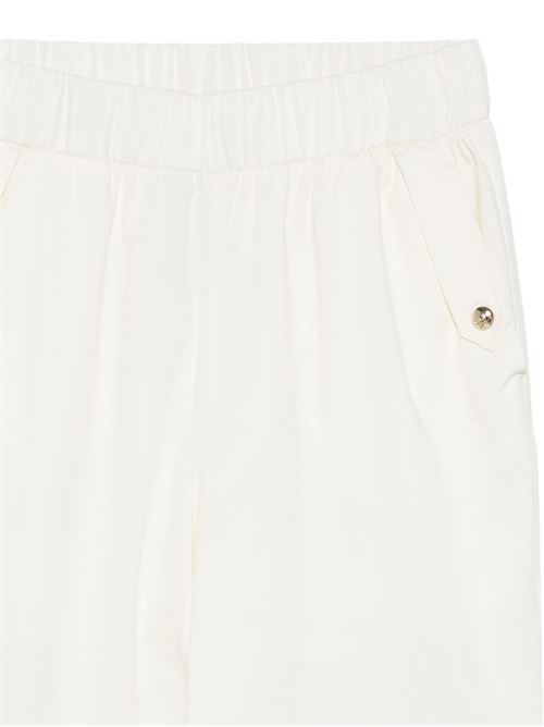 Pantalone felpa donna Liu Jo bamboo bianco LIU-JO | TA6255TS92210105