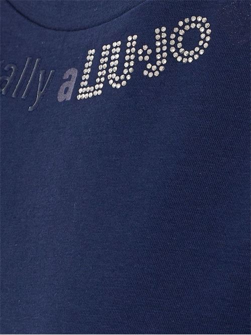 T-shirt donna maniche corte blu LIU-JO | TA6287JS003P9206