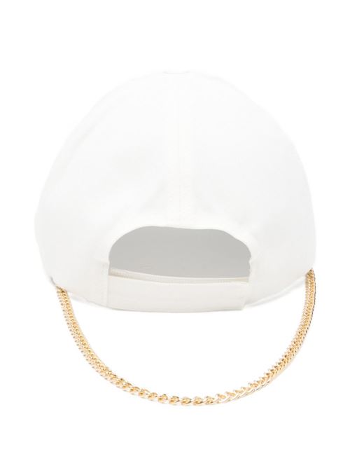 Cappello donna Liu Jo panna tech con logo Swarovski LIU-JO | TA6292T419AM9136
