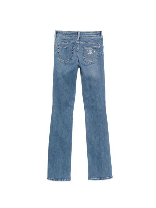 Jeans donna Liu Jo flare chiaro vita alta LIU-JO | UA6025DS08579072