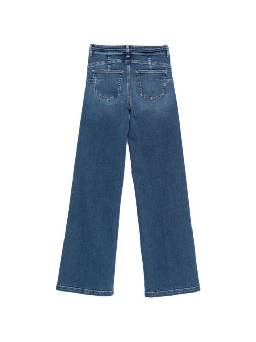 Jeans donna con fibbia logata LIU-JO | UA6160D026478899