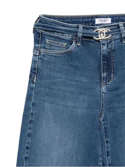 Jeans donna con fibbia logata LIU-JO | UA6160D026478899