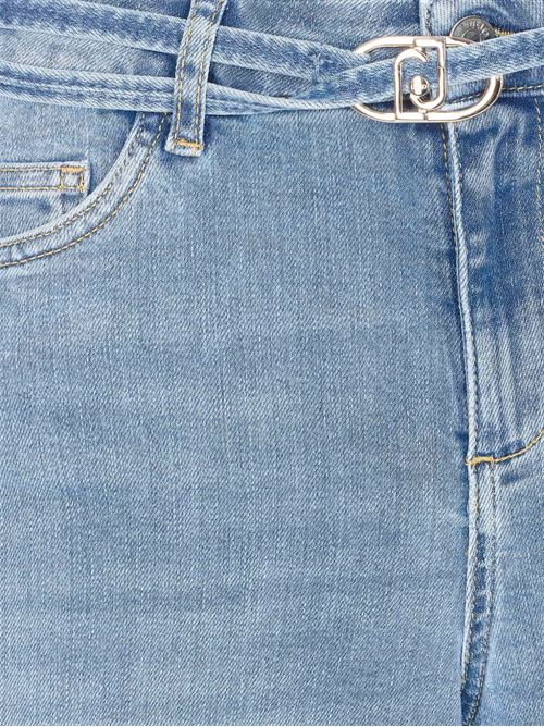 Jeans donna con fibbia logata LIU-JO | UA6161D026478986