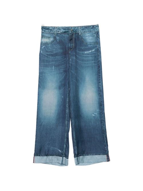 Jeans donna Liu Jo denim medio stampa effetto raso LIU-JO | UA6236D376A79042