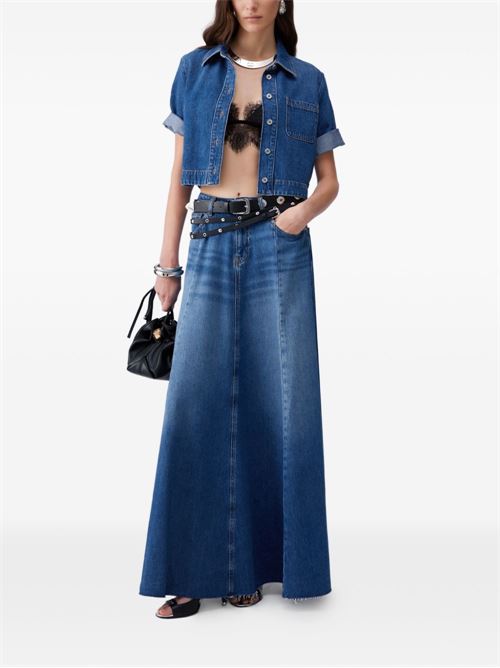 Camicia donna in denim mezza manica LIU-JO | UA6337D031979010