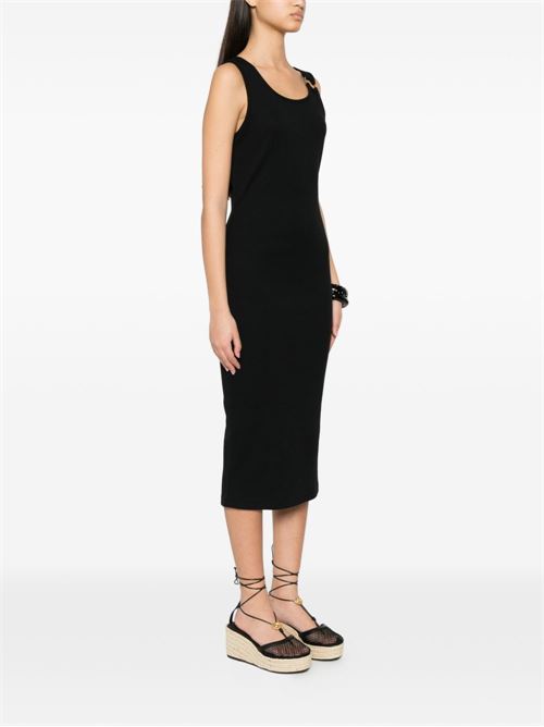 Abito donna Liu Jo lungo nero in costina smanicato LIU-JO | VA6129J482222222