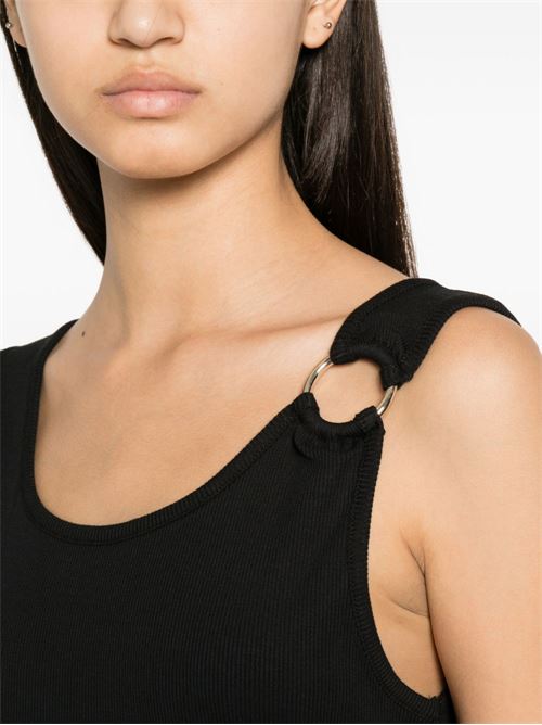 Abito donna Liu Jo lungo nero in costina smanicato LIU-JO | VA6129J482222222