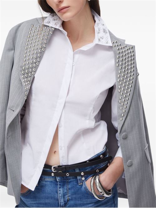 Camicia donna a maniche lunghe con decorazioni LIU-JO | WA6111T039A11111