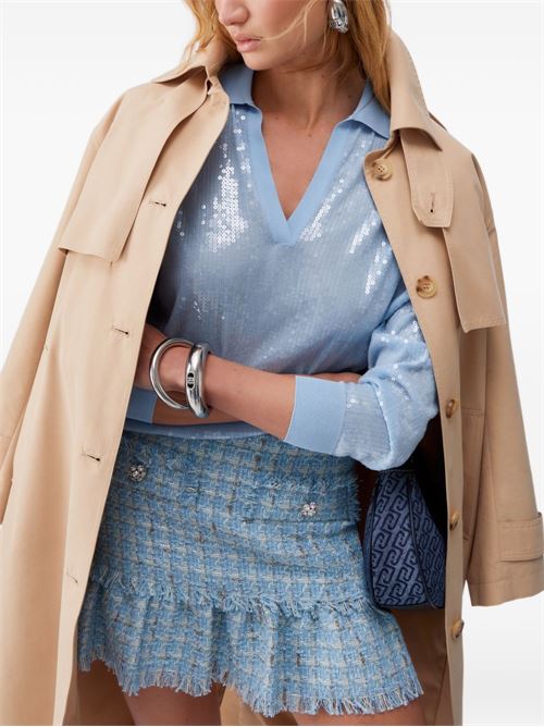 Maglia donna con paillettes LIU-JO | WA6218MA68RP9377