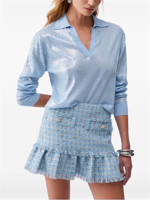 Maglia donna con paillettes LIU-JO | WA6218MA68RP9377