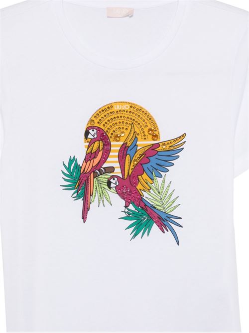 T-shirt donna con stampa LIU-JO | WA6237JS923P9559