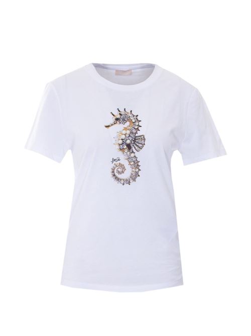 T-shirt donna con stampa LIU-JO | WA6237JS923P9778