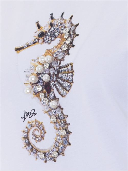 T-shirt donna con stampa LIU-JO | WA6237JS923P9778