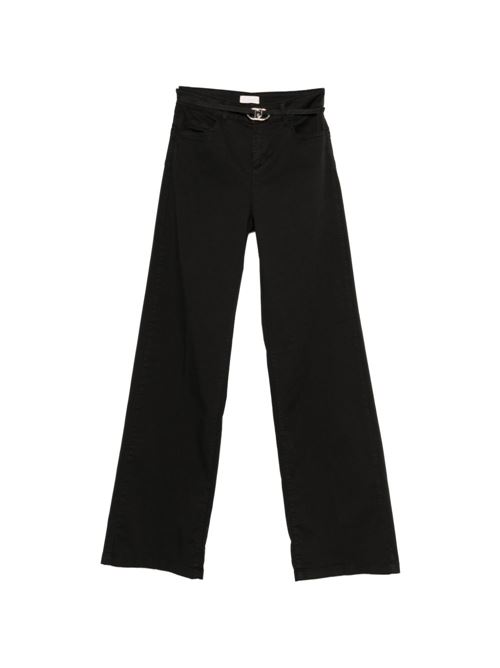 Pantalone donna Liu Jo flare nero con cintura LIU-JO | WA6274T925722222