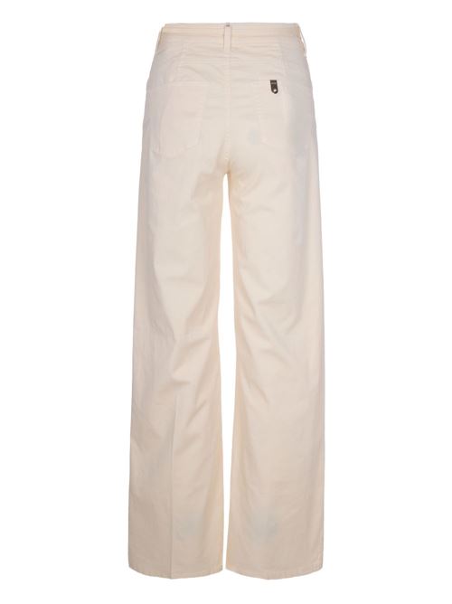 Pantalone donna panna con cintura LIU-JO | WA6274T9257X0760