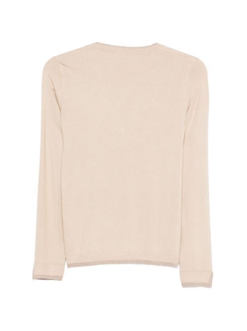 Top donna Liu Jo panna con scollo v lurex LIU-JO | WA6282MS49141208