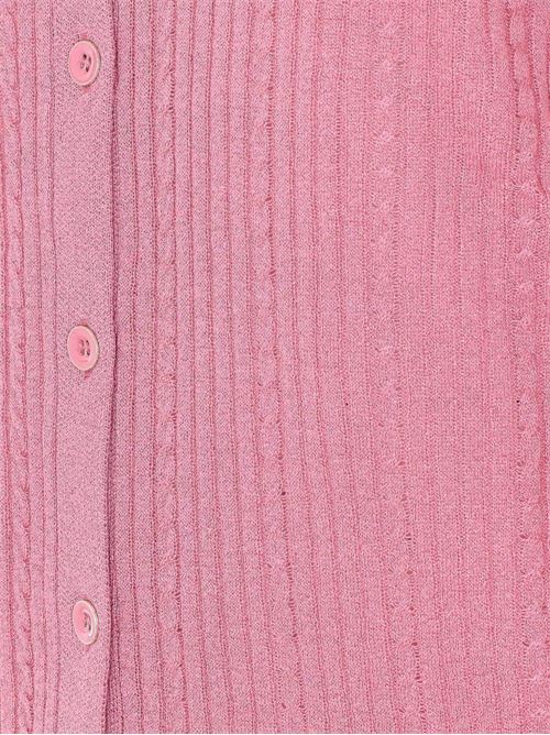 Maglia donna rosa con scollo a V LIU-JO | WA6291MS46JA4382