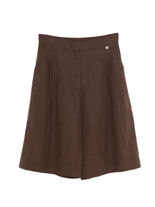 Gonna donna Liu Jo lino marrone LIU-JO | WA6318T481891109