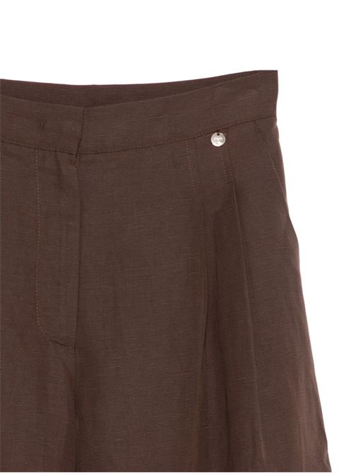 Gonna donna Liu Jo lino marrone LIU-JO | WA6318T481891109