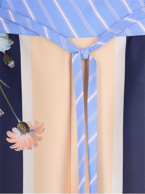 Pantalone donna a palazzo con stampa floreale LIU-JO | WA6358T2555P9546