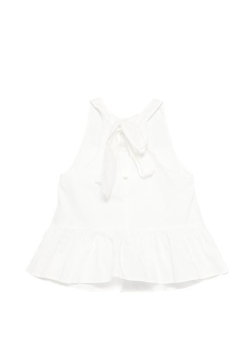 Top donna Liu Jo popeline panna con fiocco LIU-JO | WA6365T485310701