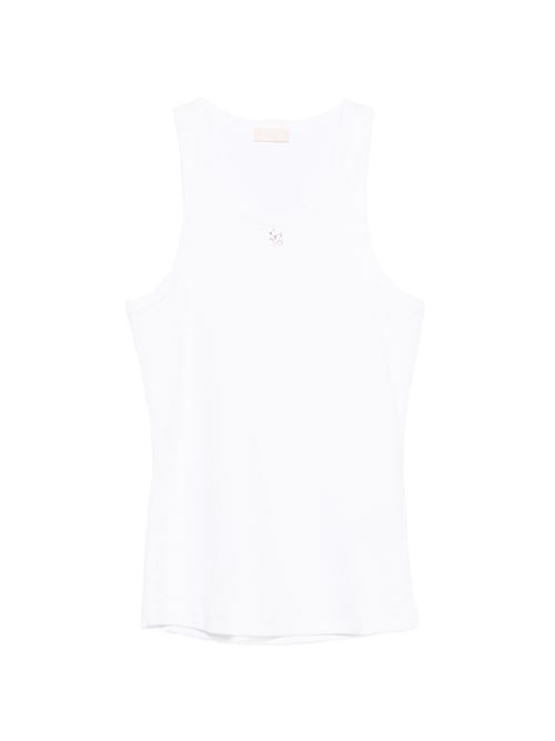 Top donna Liu Jo costina bianco basic LIU-JO | WA6488J482211110