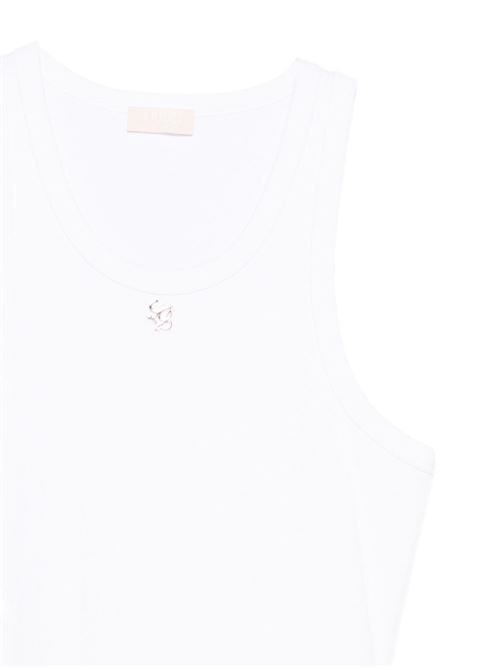 Top donna Liu Jo costina bianco basic LIU-JO | WA6488J482211110