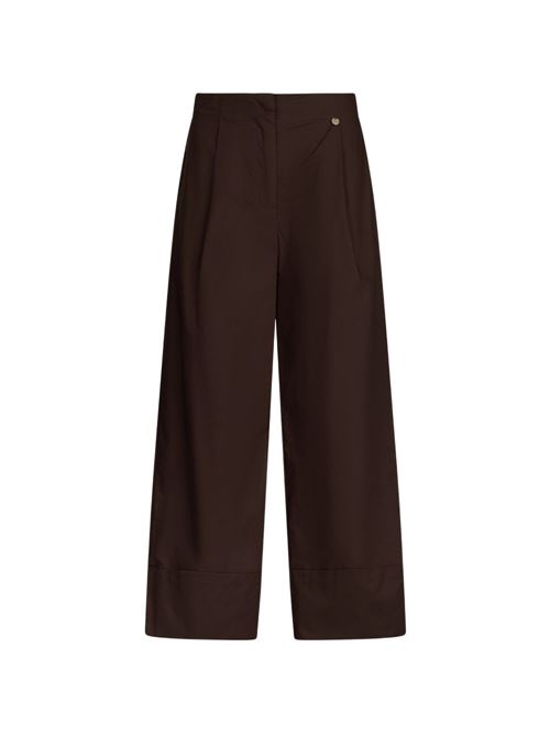 Pantalone donna con risvolto in fondo LIU-JO | WA6498T485391109