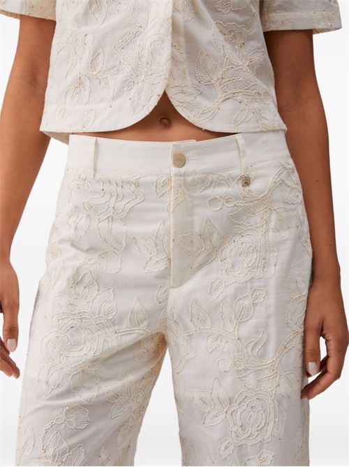 Top donna Liu Jo panna con paillettes LIU-JO | WA6506T472AP9417