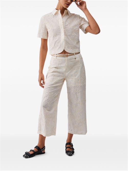 Top donna Liu Jo panna con paillettes LIU-JO | WA6506T472AP9417