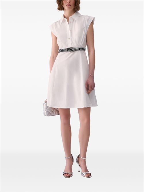 Abito donna Liu Jo corto smanicato in popeline bianco LIU-JO | WA6514T485310701