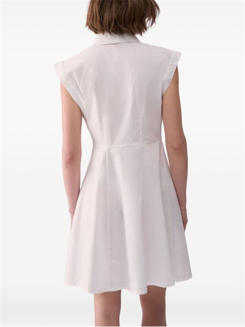 Abito donna Liu Jo corto smanicato in popeline bianco LIU-JO | WA6514T485310701