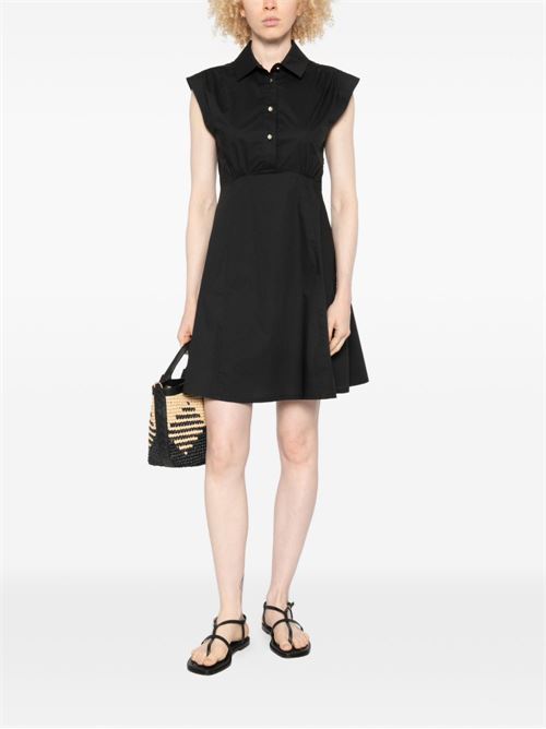 Top donna Liu Jo nero popeline smanicato LIU-JO | WA6514T485322222