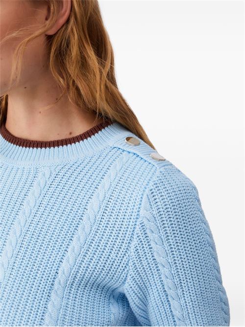 Maglia donna con bottoni decorativi LIU-JO | WA6522MS044C3969