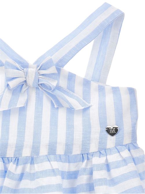 Canotta bambina Monnalisa bianca a righe MONNALISA | 11G30373209958