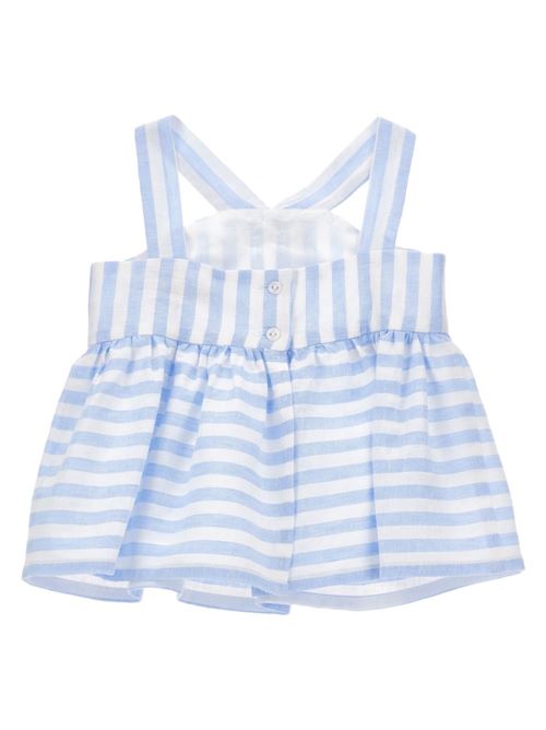 Canotta bambina Monnalisa bianca a righe MONNALISA | 11G30373209958